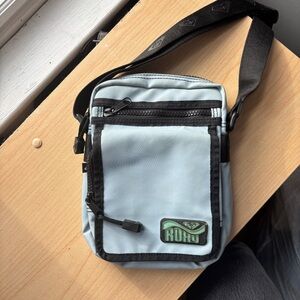 Vintage Roxy Light Blue Crossbody Bag